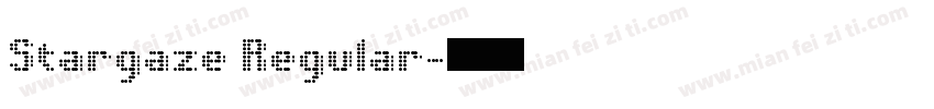 Stargaze Regular字体转换